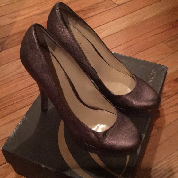 Enzo Angolini Dark Bronz Heels - Picture 3 of 5